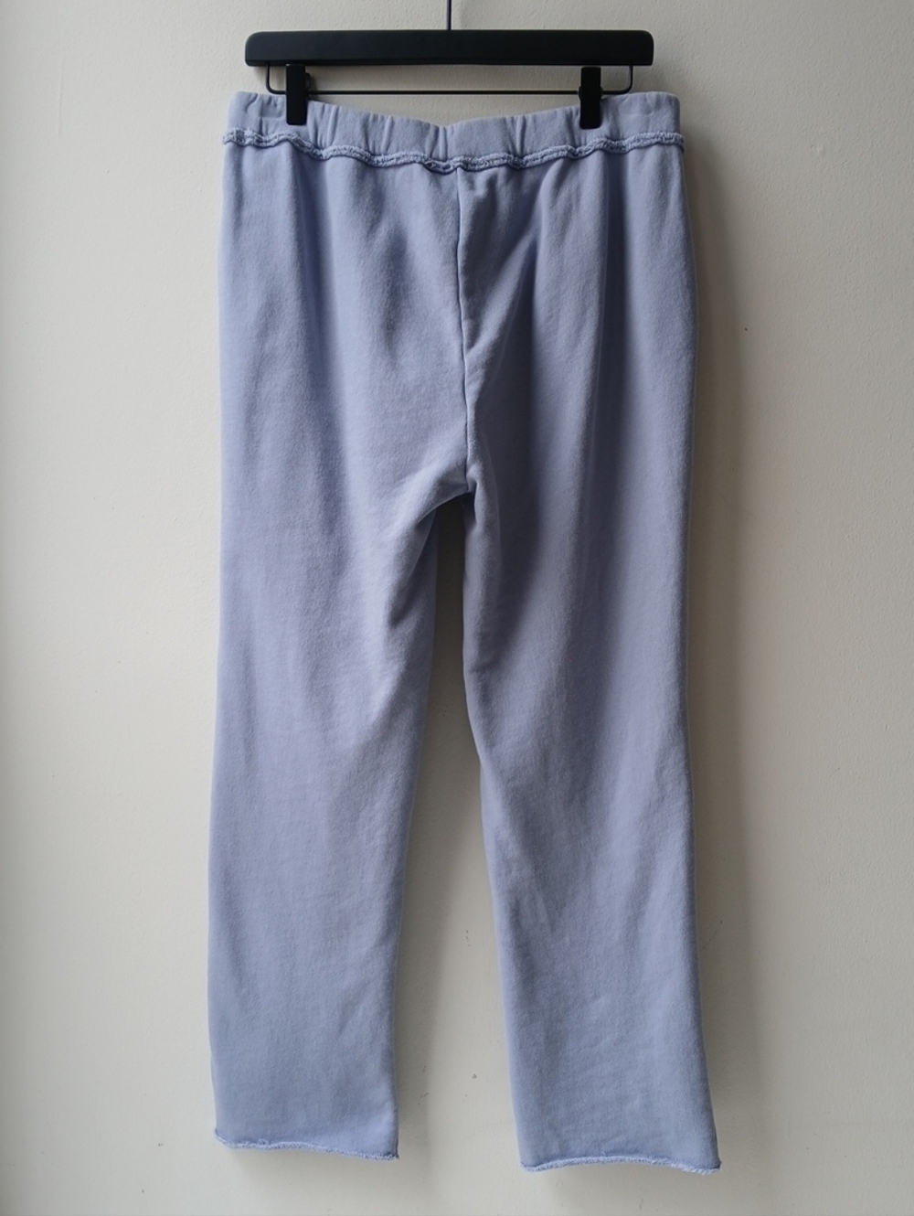 Eileen Fisher Organic Cotton Crop Sweatpants Blue Women's Medium - Picture 3 of 7